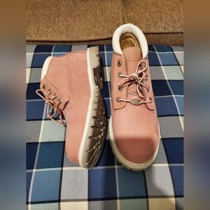 Pink Timberlands
